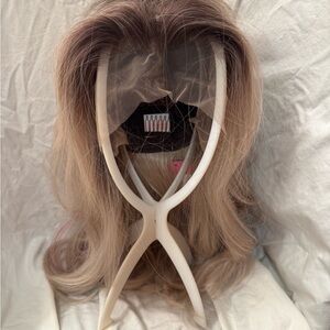 Chelsey Smith Blondie Bubblegum Blonde Wig with Pink Highlights - New Lace Uncut